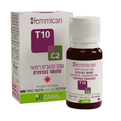 שמן פמיקאן (femmican oil) סאטיבה t10/c2