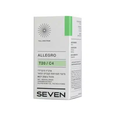 אריזת שמן אלגרו (Allegro Oil) - סאטיבה T20/C4 - סבן מדוקאן