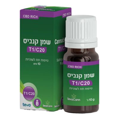 שמן טבעקאן (tevacann oil) – היבריד t1/c20