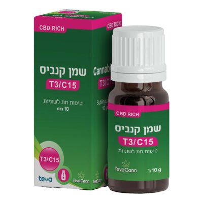 שמן טבעקאן (tevacann oil) – היבריד t3/c15