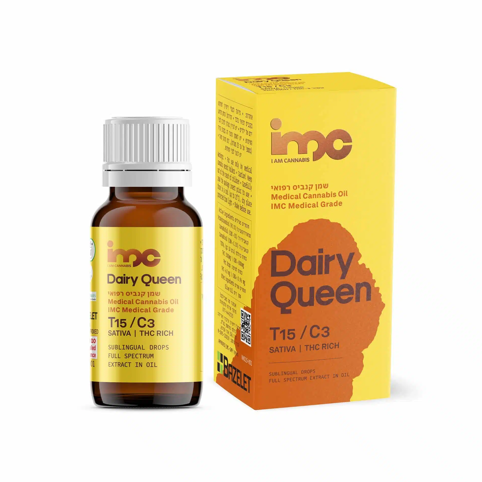 שמן דיירי קווין (Dairy Queen Oil) - סאטיבה T15/C3