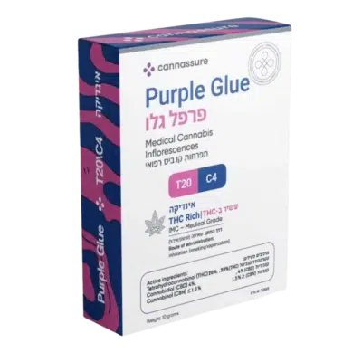 פרפל גלו (purple glue) אינדיקה t20/c4