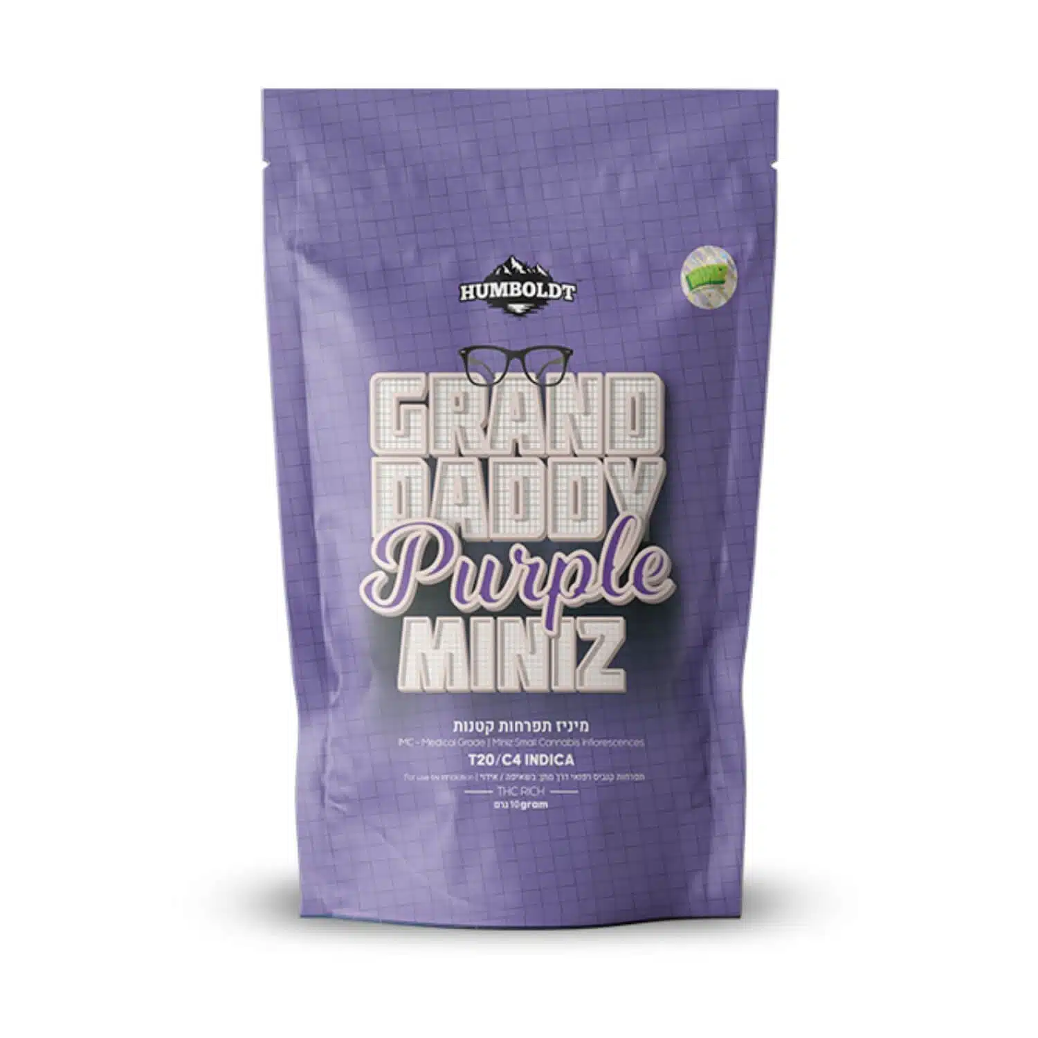 גרנדדי פרפל מיניז (granddaddy purple miniz) אינדיקה t20/c4