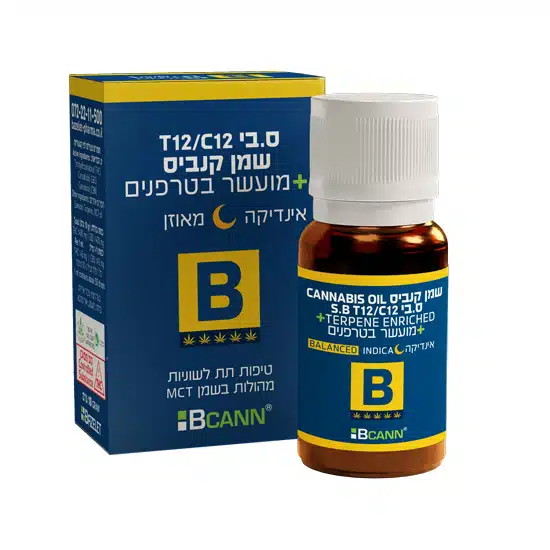 שמן ס.בי (S.B Oil) - ספיישל בי - אינדיקה T12/C12