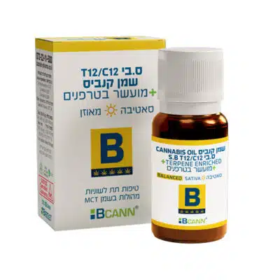 שמן ס.בי (S.B Oil) - סאטיבה T12/C12