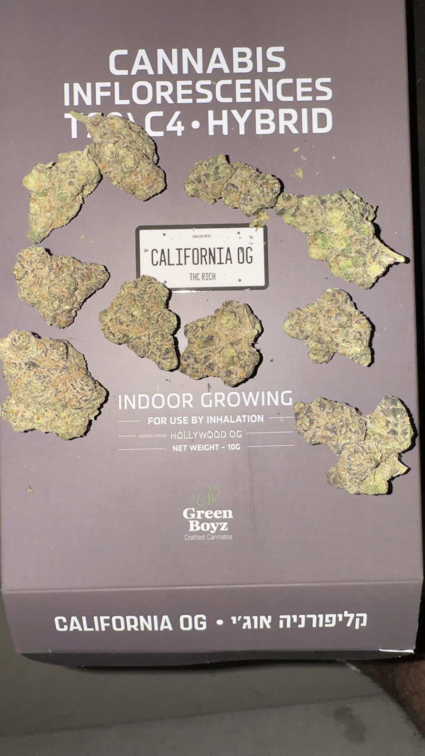 קליפורניה אוג'י (California OG) - היבריד T22/C4 – תמונה 4