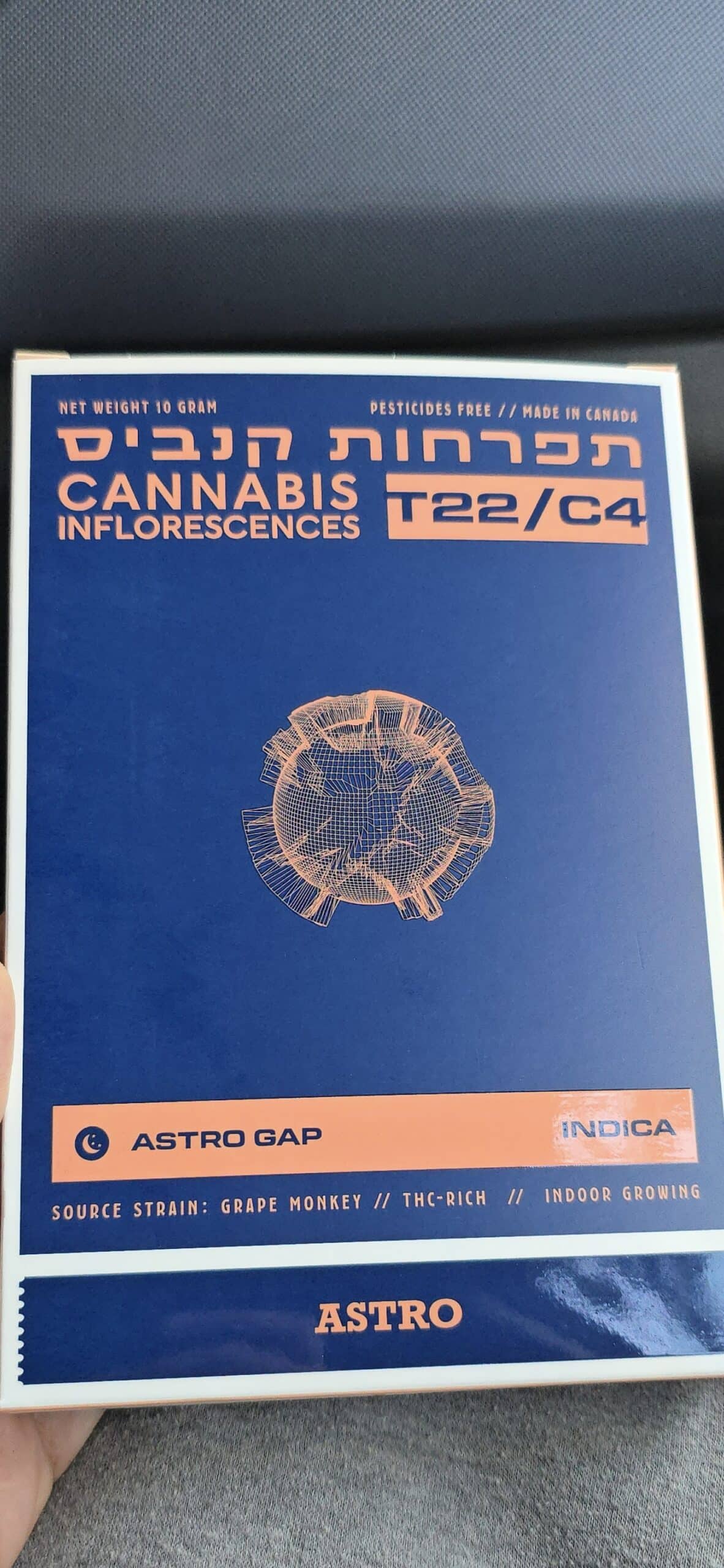 אסטרו גאפ (astro gap) אינדיקה t22/c4